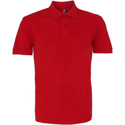 Vêtements Homme Polos manches courtes Asquith & Fox AQ010 Rouge