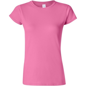 Vêtements Femme T-shirts manches courtes Gildan Soft Rose