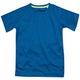 Blue cotton t-shirt with