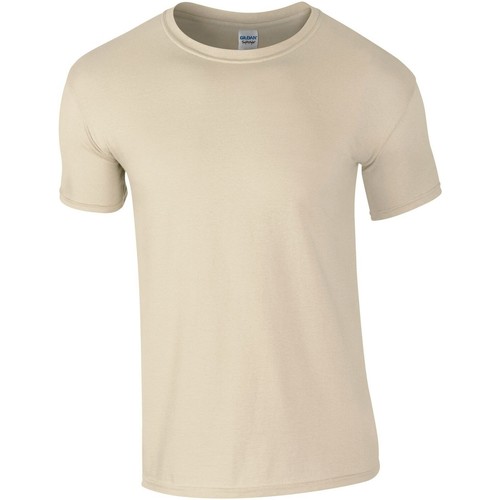 Vêtements Homme T-Shirt mit Swoosh-Print Weiß Gildan Soft Style Multicolore