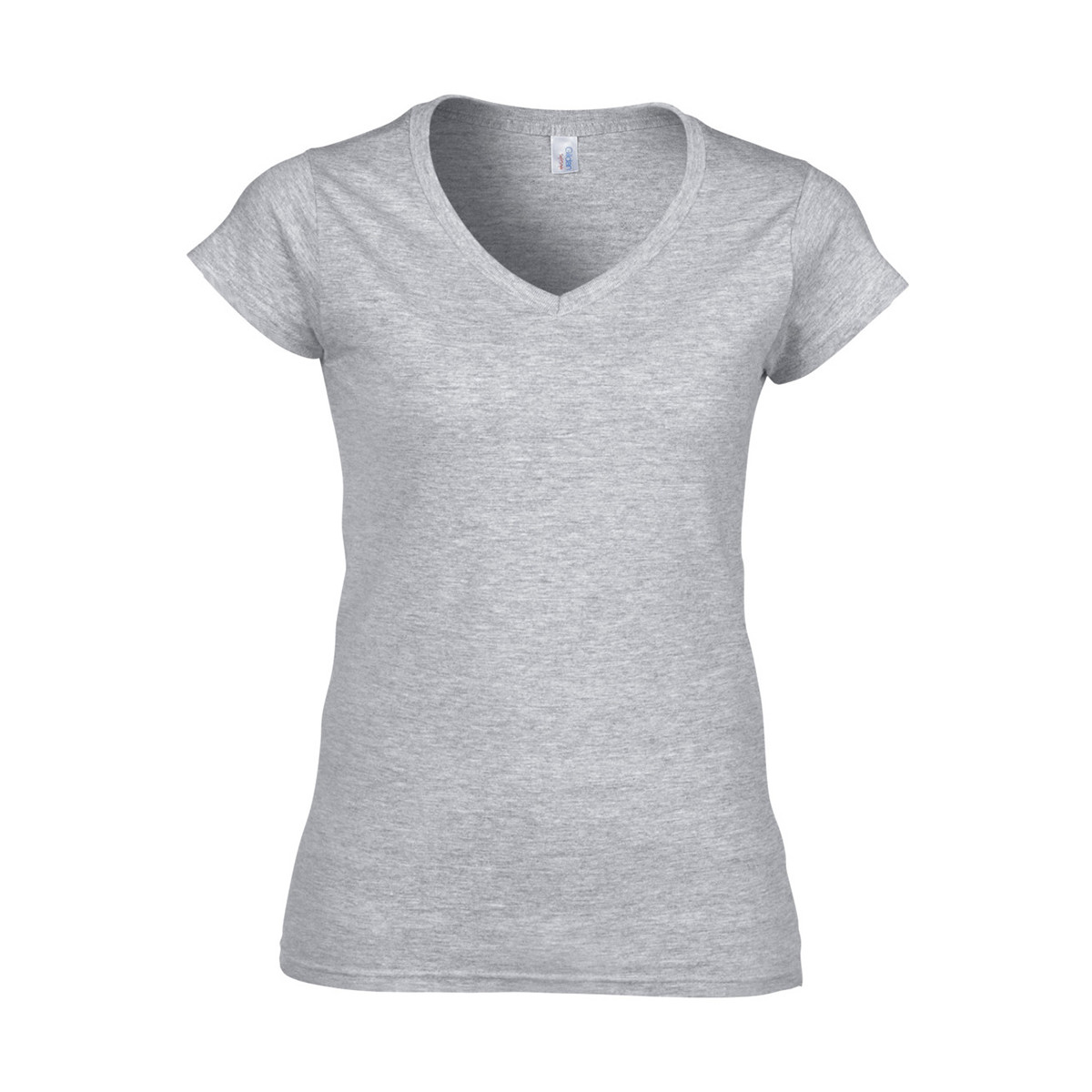 Vêtements Femme T-shirts manches courtes Gildan Soft Style Gris