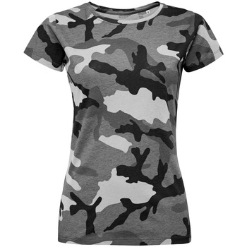 Vêtements Femme T-shirts manches courtes Sols 01187 Gris