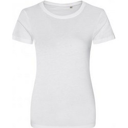 Vêtements Femme T-shirts manches longues Ecologie EA01F Blanc