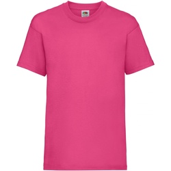 Vêtements Enfant T-shirts manches courtes T-shirt dream Is Over In Cotone 61033 Fuchsia