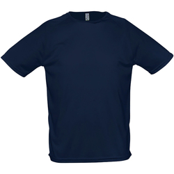 Vêtements Homme T-shirts Green manches courtes Sols 11939 Bleu