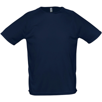 Vêtements Homme T-shirts manches courtes Sols Performance Bleu marine