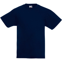 Vêtements Enfant T-shirts manches courtes Fruit Of The Loom 61019 Bleu marine profond