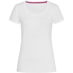 Vêtements Femme T-shirts Hals manches courtes Stedman Stars  Blanc