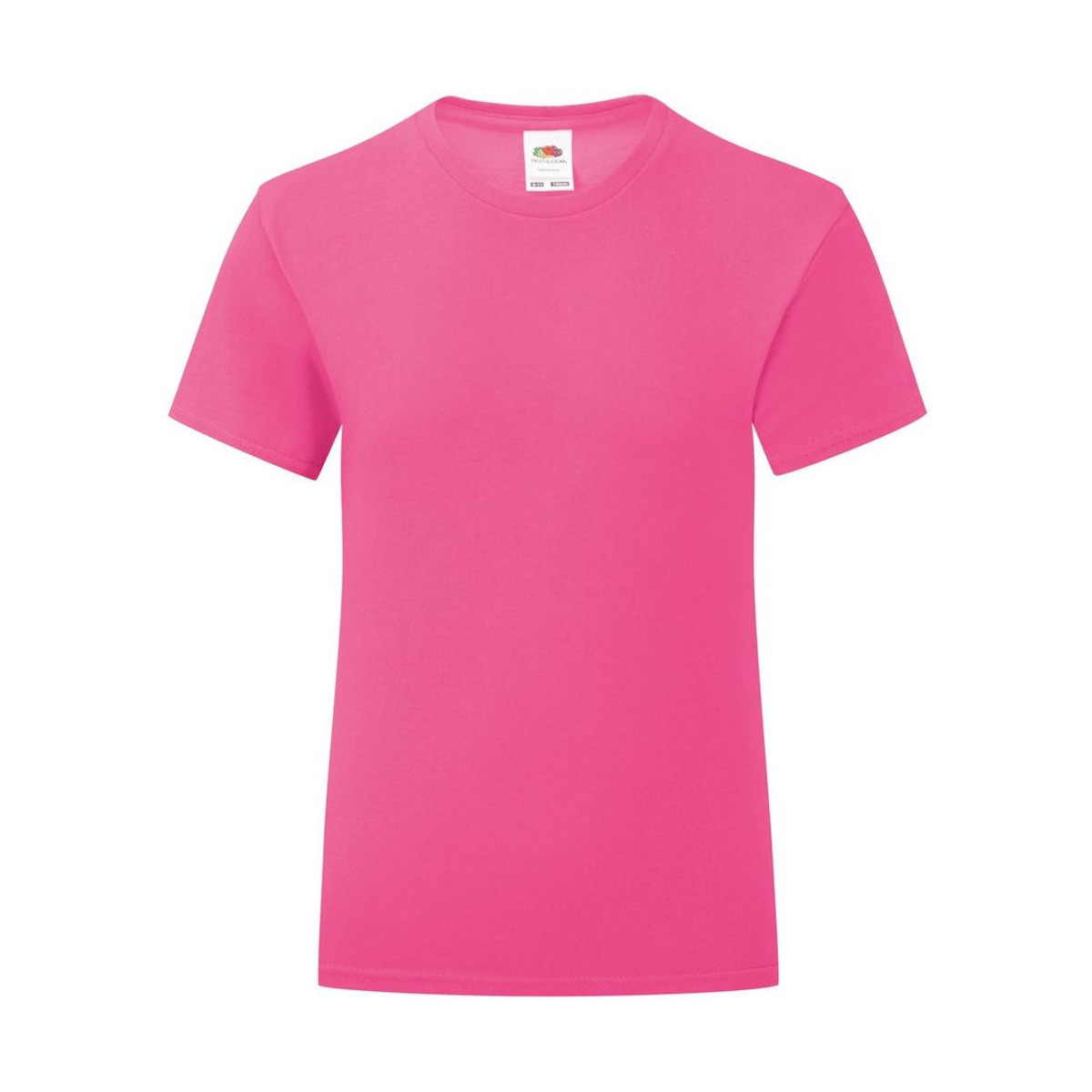 Vêtements Fille T-shirts manches longues Fruit Of The Loom Iconic Rouge