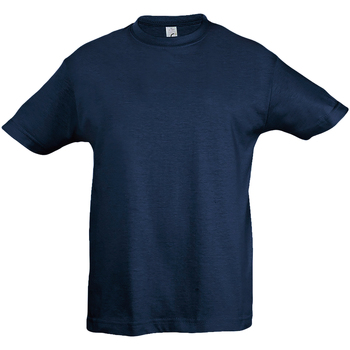 Vêtements Enfant T-shirts manches courtes Sols 11970 Bleu foncé