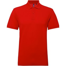 Vêtements Homme Polos manches courtes Asquith & Fox AQ015 Rouge cerise
