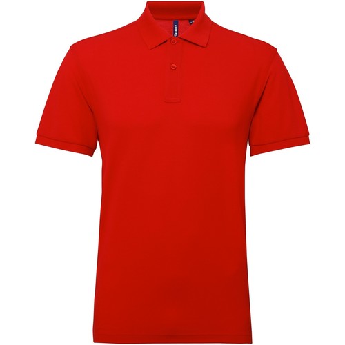 Vêtements Homme Polos manches courtes Tops / Blouses AQ015 Rouge