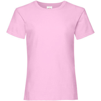 Vêtements Fille T-shirts manches courtes Fruit Of The Loom 61005 Rouge