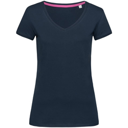 Vêtements Femme T-shirts Hals manches courtes Stedman Stars Megan Bleu marine
