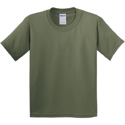 Vêtements Enfant T-shirts manches courtes Gildan 5000B Vert militaire