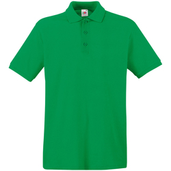 Vêtements Homme Polos manches courtes Fruit Of The Loom 63218 Vert