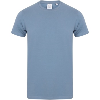 Vêtements Homme T-shirts manches courtes Skinni Fit SF121 Bleu ardoise