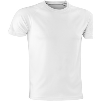 Vêtements T-shirts manches longues Spiro Aircool Blanc