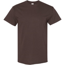 Vêtements Homme T-shirts manches courtes Gildan Heavy Marron foncé