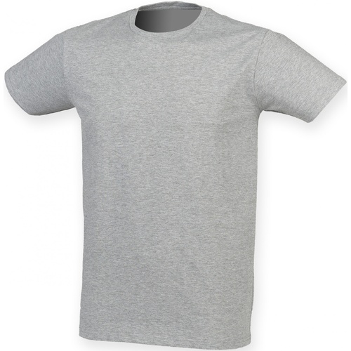Vêtements Homme T-shirts manches courtes Skinni Fit SF121 Gris