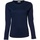 Vêtements Femme T-shirts gefertigt manches longues Tee Jays Interlock Bleu