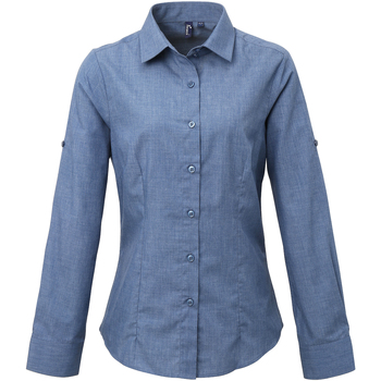 Vêtements Femme Chemises / Chemisiers Premier PR317 Bleu