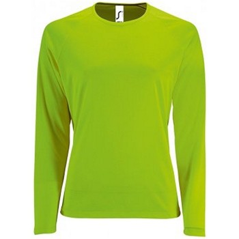 Vêtements Femme Chase embroidered logo rib-trimmed sweatshirt Sols 2072 Vert