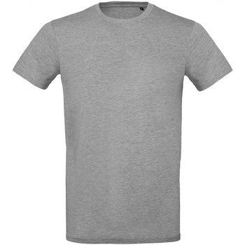 Vêtements Homme T-shirts manches longues B And C TM048 Gris
