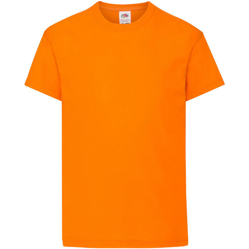 Vêtements Enfant Coton Du Monde Fruit Of The Loom 61019 Orange