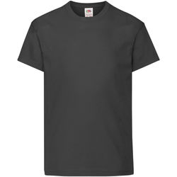 Vêtements Enfant T-shirts manches courtes Fruit Of The Loom 61019 Noir