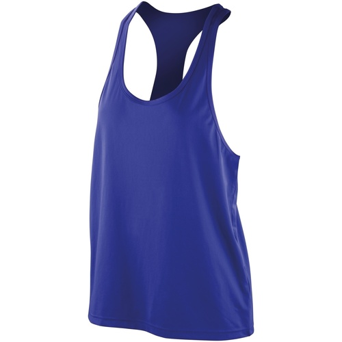 Vêtements Femme Débardeurs / T-shirts sans manche Spiro S285F Bleu
