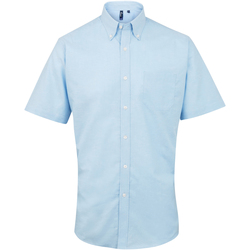 Vêtements Homme Chemises manches courtes Premier PR236 Bleu clair