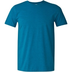 Vêtements Homme T-shirts manches courtes Gildan Soft-Style Bleu saphir chiné