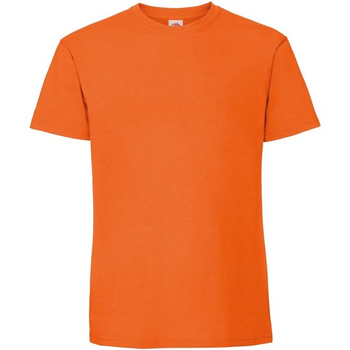 Vêtements Homme T-shirts manches longues Fruit Of The Loom 61422 Orange