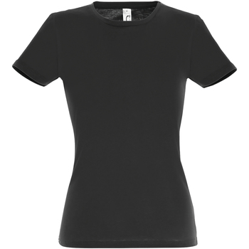 Vêtements Femme T-shirts femme courtes Sols Miss Noir