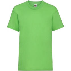 Vêtements Enfant T-shirts manches courtes T-shirt dream Is Over In Cotone 61033 Vert citron