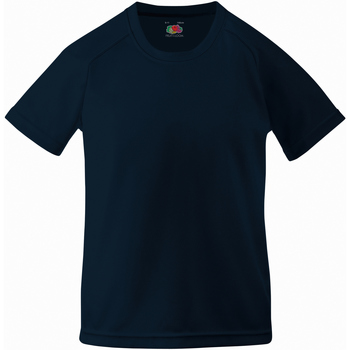 Vêtements Enfant T-shirts manches longues Fruit Of The Loom 61013 Bleu