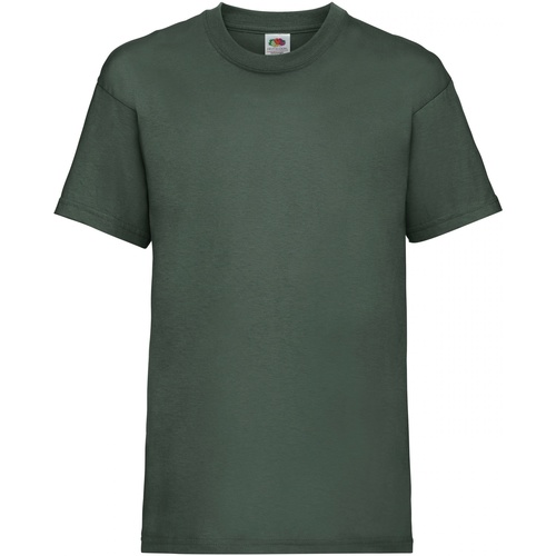 Fruit Of The Loom 61033 Vert - Vêtements T-shirts manches courtes Enfant  13,40 €