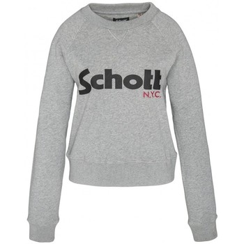 Vêtements Femme Sweats Schott Sweatshirt SW GINGER 1 W HEATHER GREY Gris