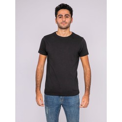 Vêtements T-shirts manches courtes Ritchie T-shirt col rond pur coton organique WAMASSOU Noir