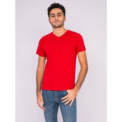 Vêtements T-shirts manches courtes Ritchie T-shirt col V pur coton organique WETHERBY Rouge