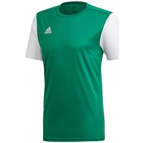 Vêtements Homme T-shirts manches courtes adidas Originals Estro 19 Vert, Blanc