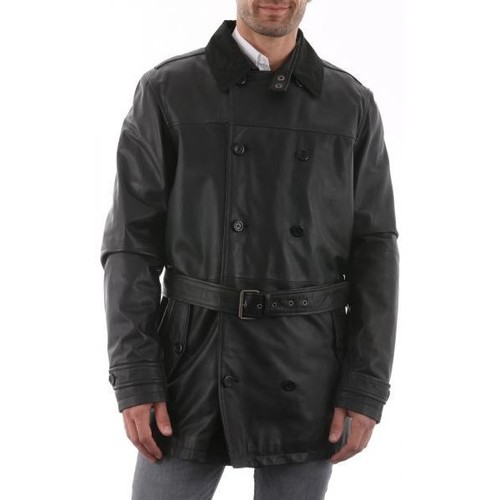 Vêtements Vestes en cuir / synthétiques Mac Douglas London 1 Noir (SANS doubl.) Noir