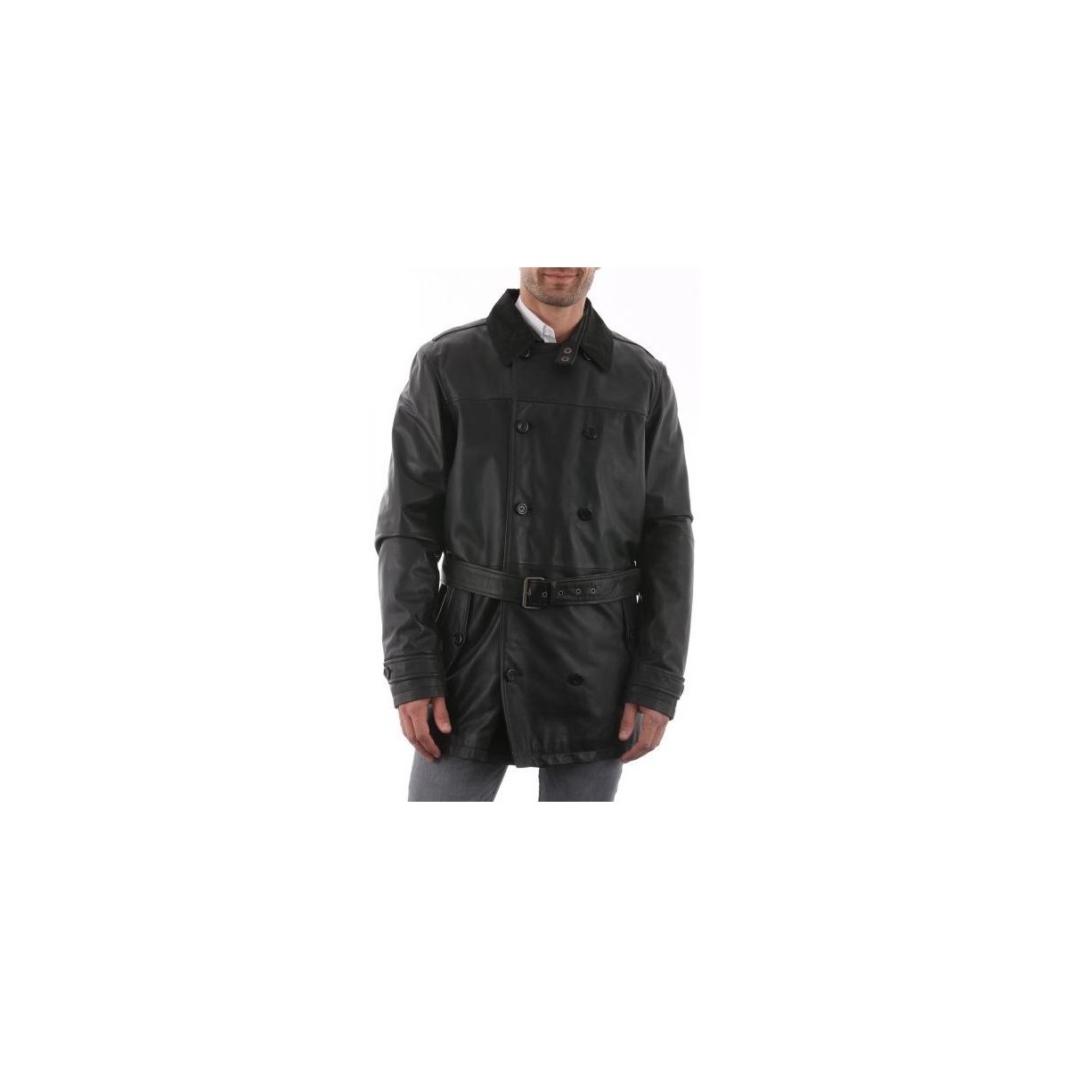 Vêtements Vestes en cuir / synthétiques Mac Douglas London 1 Noir (SANS doubl.) Noir