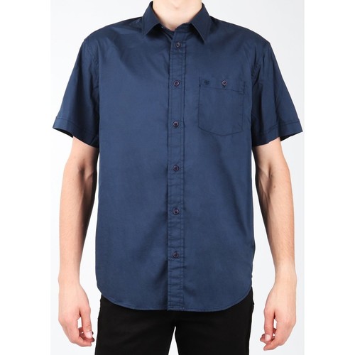 Vêtements Homme Chemises manches courtes Wrangler S/S 1PT bag-print Shirt W58916S35 Bleu