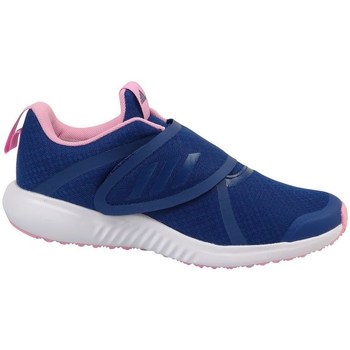 Chaussures Fille Running / trail adidas Originals Fortarun X CF K Jaune, Bleu marine