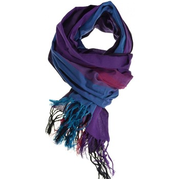 Accessoires textile Echarpes / Etoles / Foulards Fantazia Cheche foulard coton basic ethnic violet bleu fuchsia chine Violet