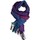 Accessoires textile Tables basses dextérieur Cheche foulard coton basic ethnic violet bleu fuchsia chine Violet