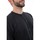 Vêtements Homme Newlife - Seconde Main Chemise coton leger noir boutons noix de coco Harree Noir