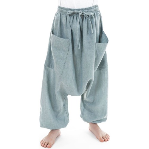 Vêtements Garçon Pantalon Large évasé Mixte Fantazia Sarouel pantalon enfant coton leger Ilam Gris